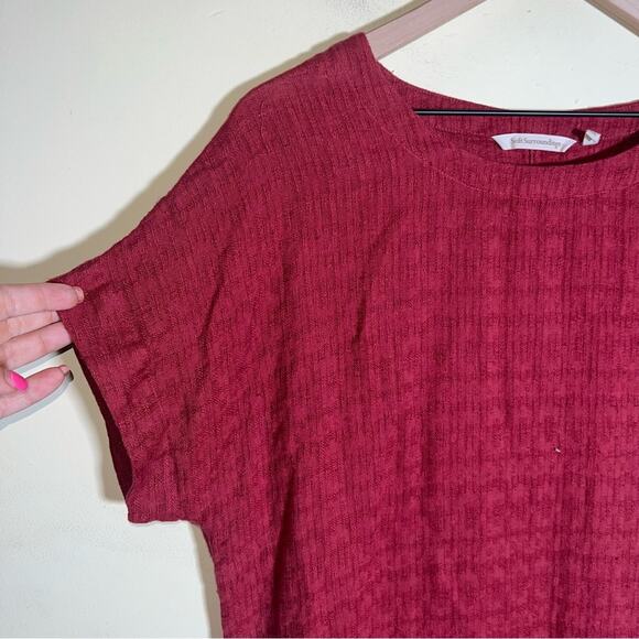 SOFT SURROUNDINGS linen blend lightweight summer dress M - Picture 5 of 6